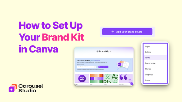 How to Set Up a Brand Kit in Canva