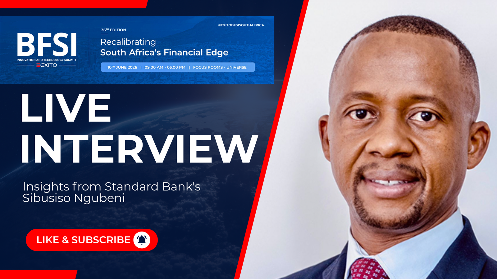 Data, Innovation and the Future of African Banking: Insights from Standard Bank's Sibusiso Ngubeni - Live at BFSI Summit Post feature image