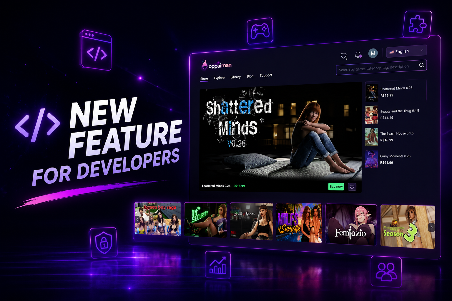 New Feature for developers
