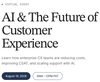 AI & The Future of Customer Experience