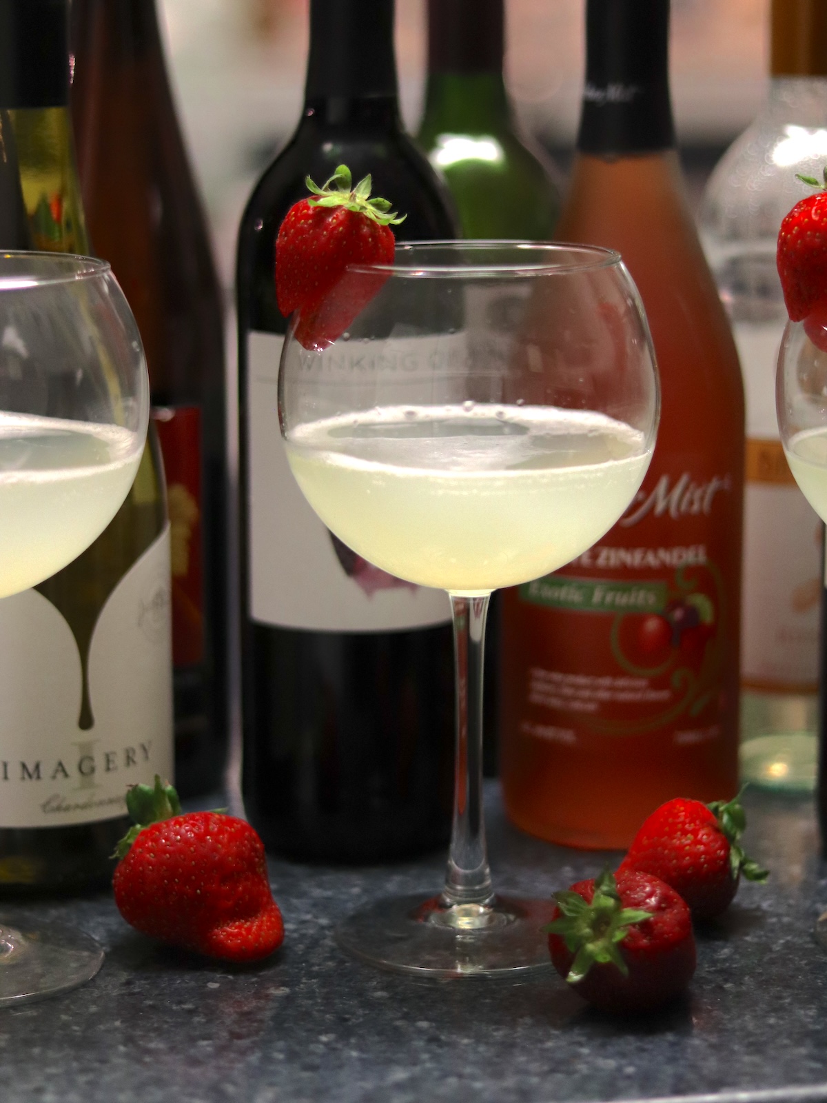 Fruity White Wine Cocktail