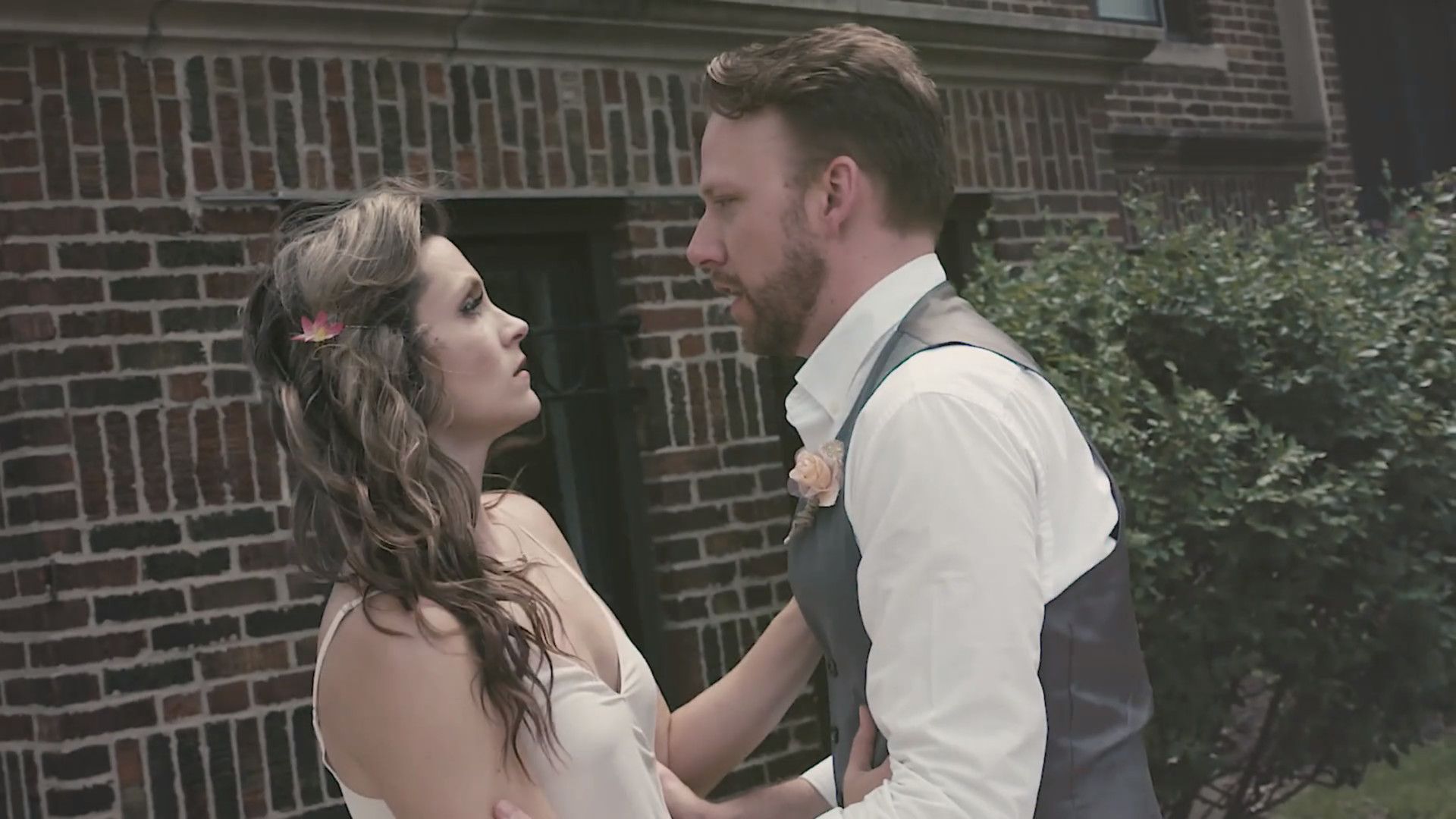 Jessica Lyons and Tim Frank in 'See You Soon' © Band Called Catch