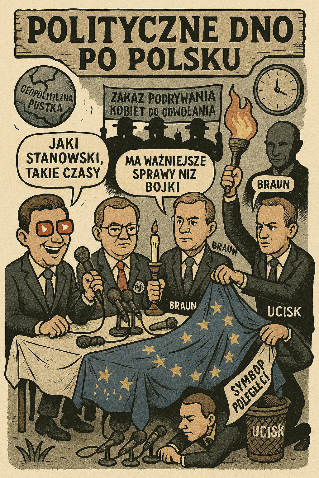 Polityczne Dno po polsku. Stanowski, Braun, Berkowicz – panorama upadku debaty publicznej
