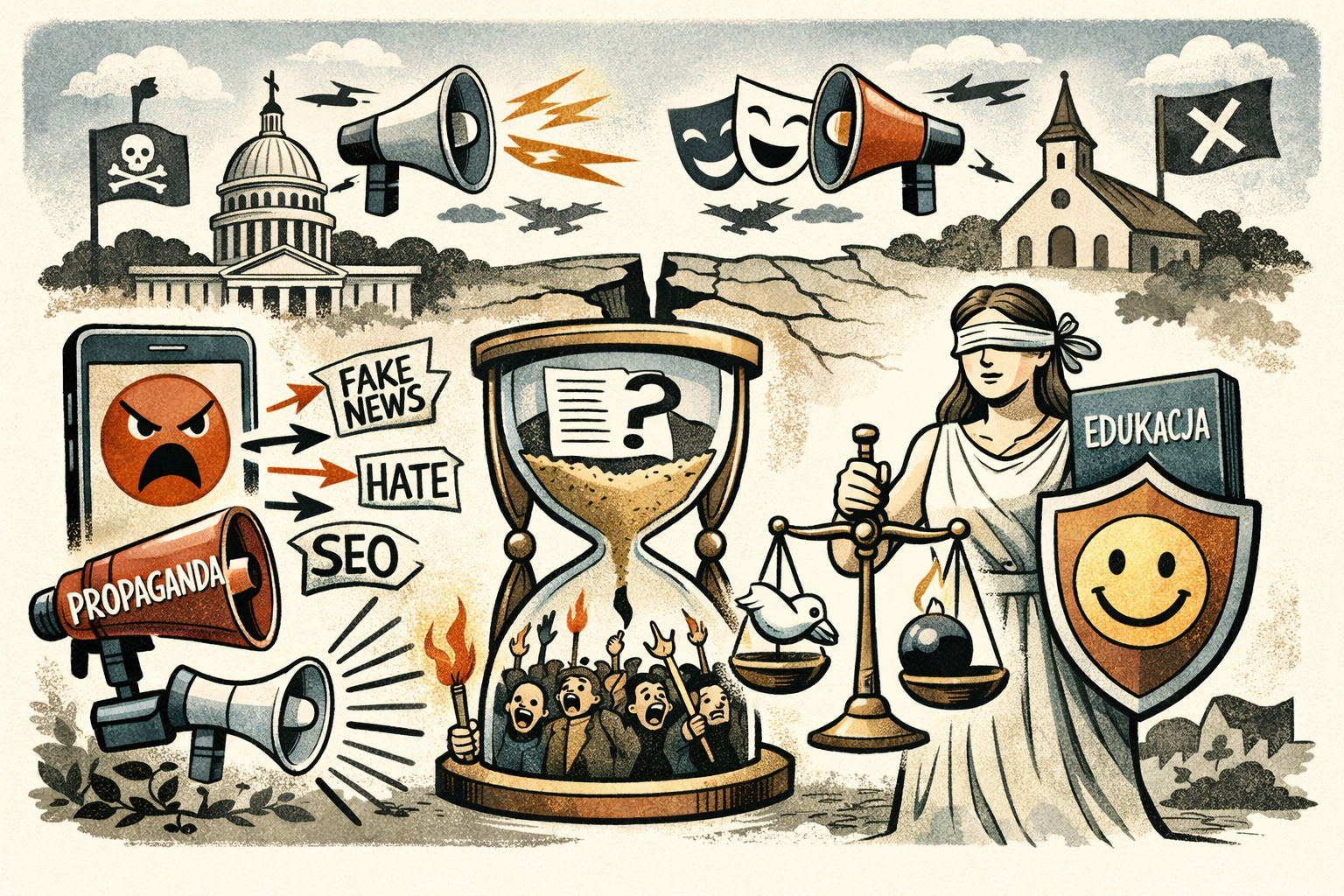 W walce z dezinformacją humor jest lepszy od moralnej paniki