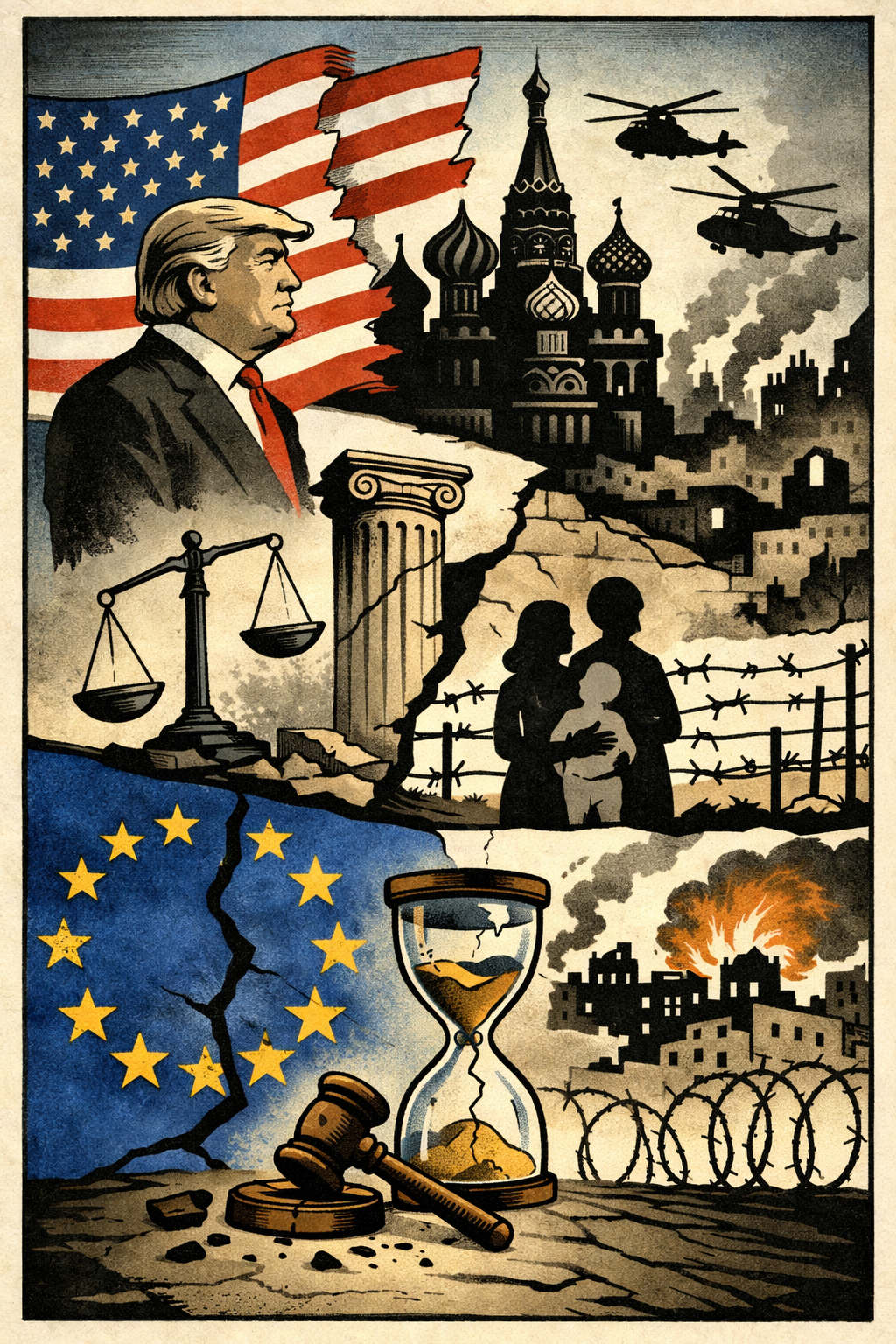 Podzielony świat w płomieniach. Rok 2025 pozbawił nas złudzeń