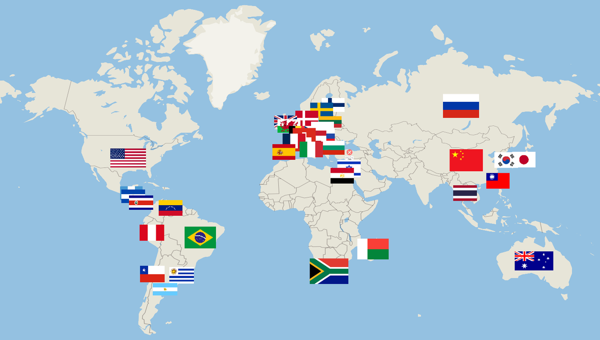SpeshFX's map of 2025 national beatbox champions