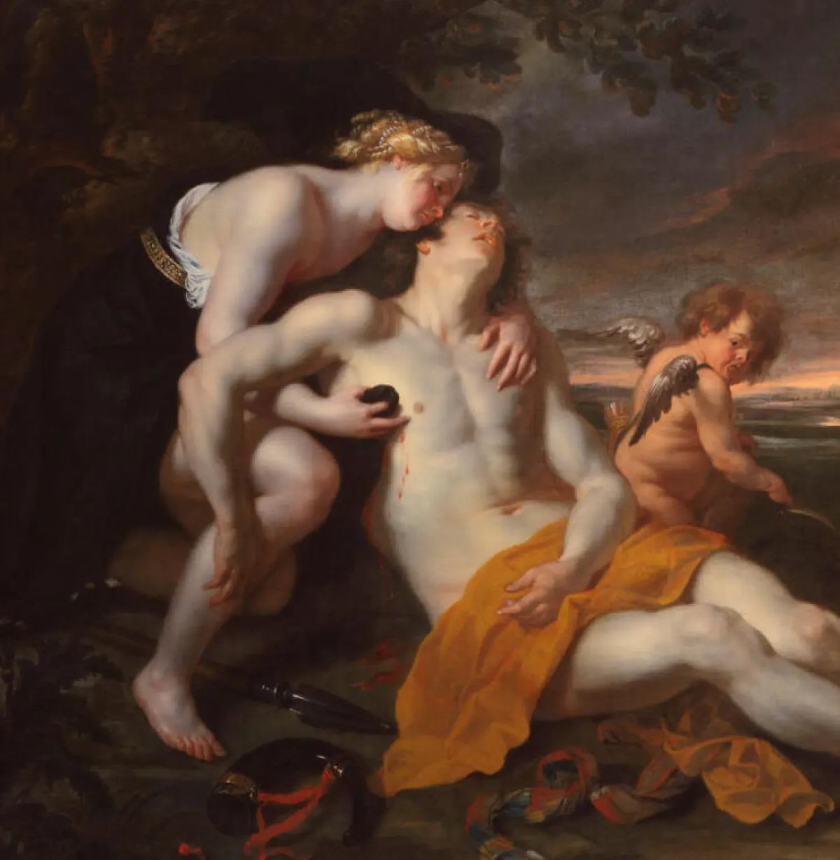 Venus Mourning the Death of Adonis