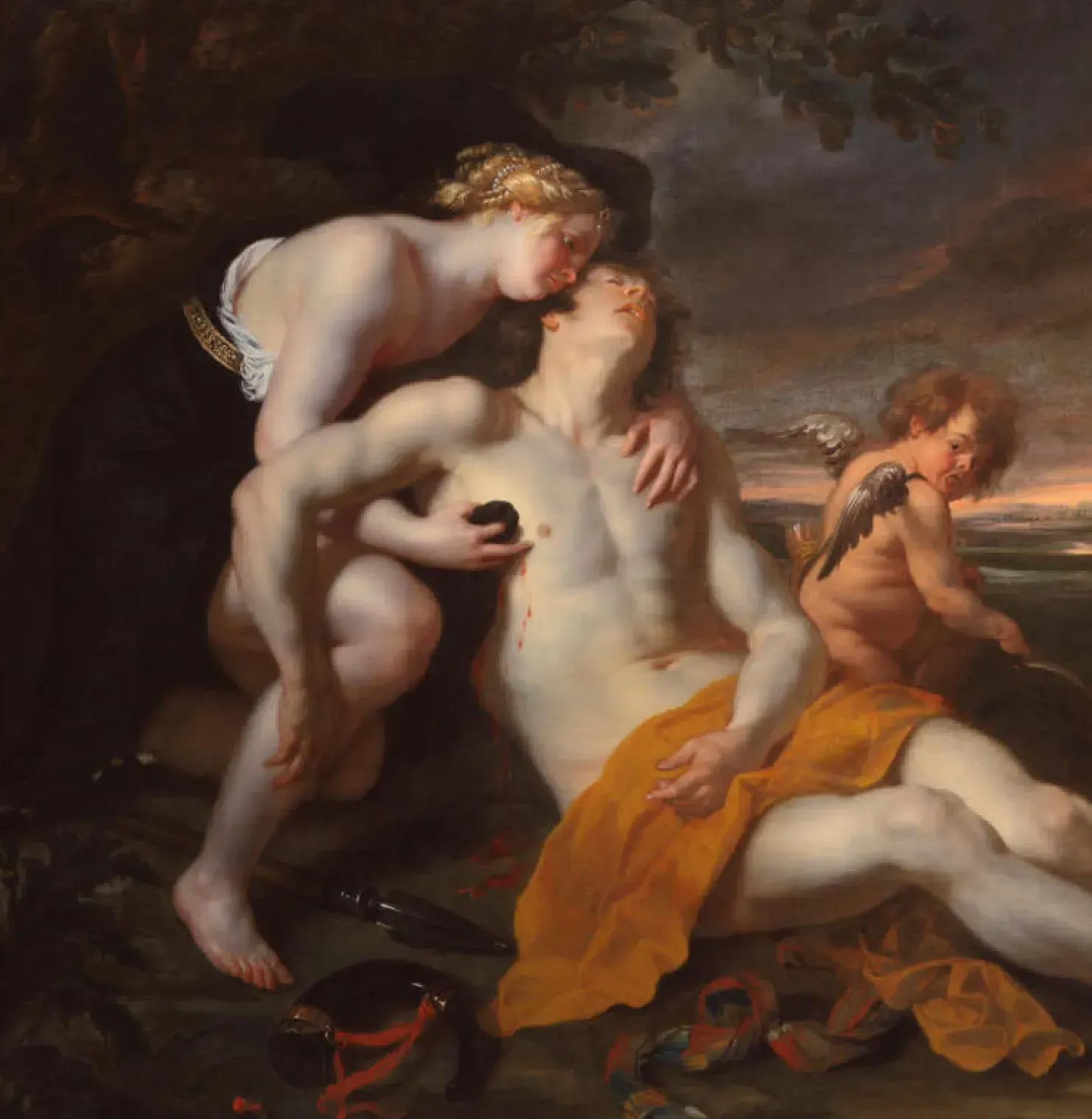 Venus Mourning the Death of Adonis