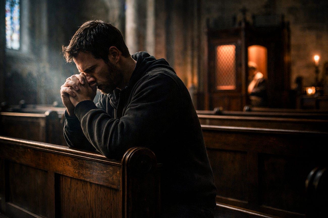 The devil prepares for your confession too.