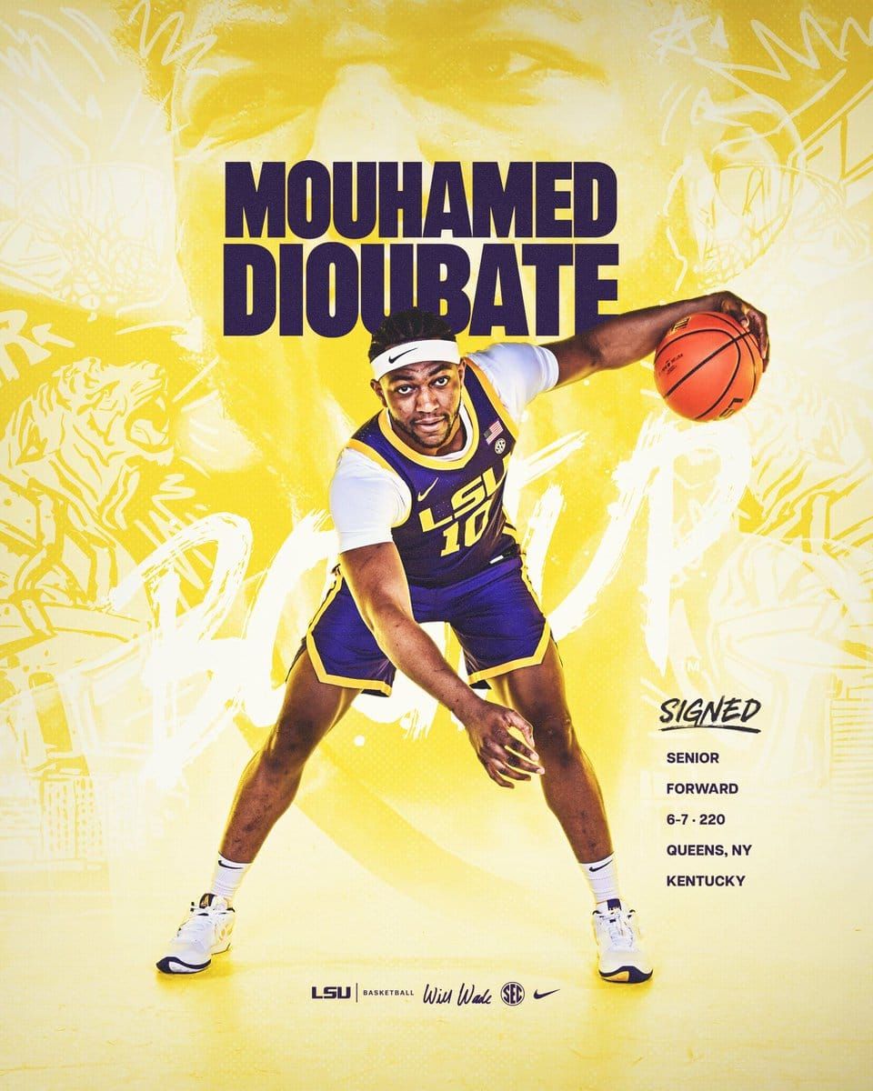 SEC transfer forward Mo Dioubate, the 6-7 Queens, N.Y