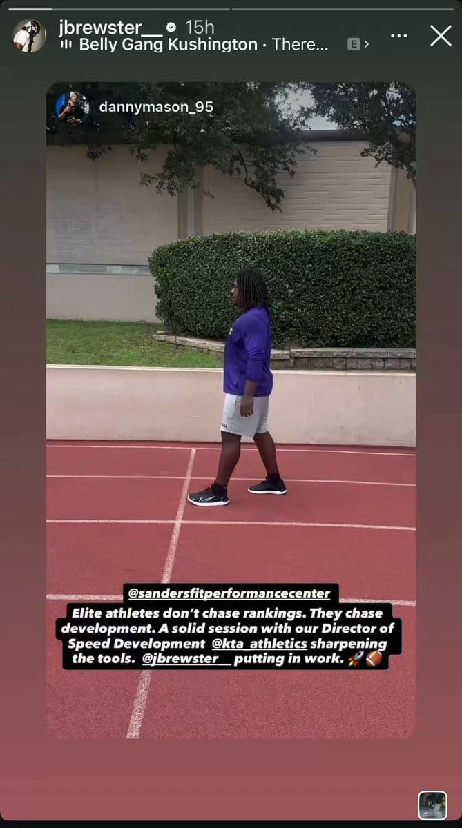 Five-star DL Jalen Brewster, the No. 1 prospect in the 2027 class and Texas Tech commit from Cedar Hill…