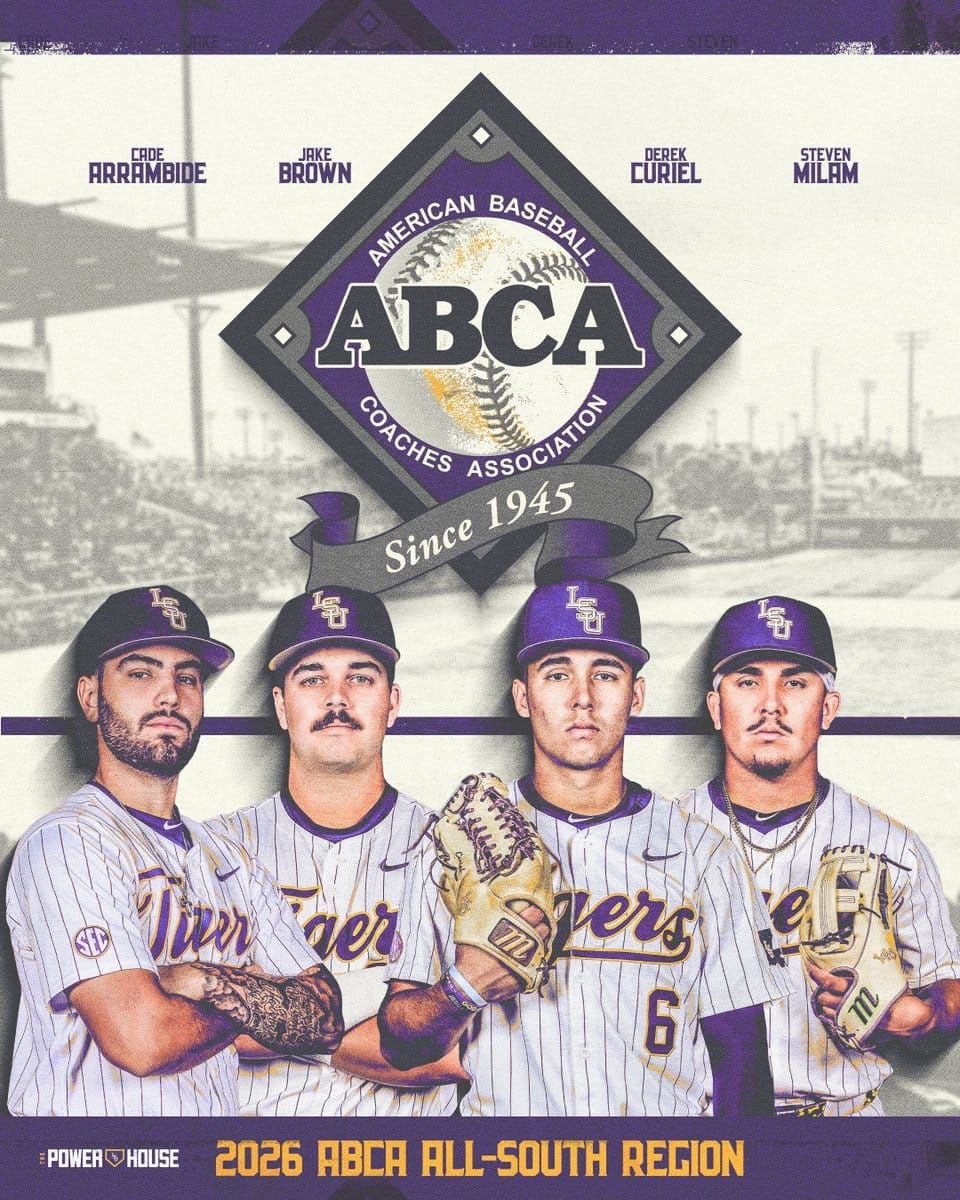 Sophomore catcher Cade Arrambide, junior outfielder Jake Brown, sophomore outfielder Derek Curiel and junior…
