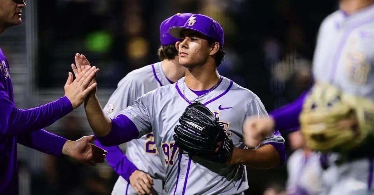 LSU freshman RHP Marcos Paz, the No. 22 high school right-hander nationally per Perfect Game and a top-100…