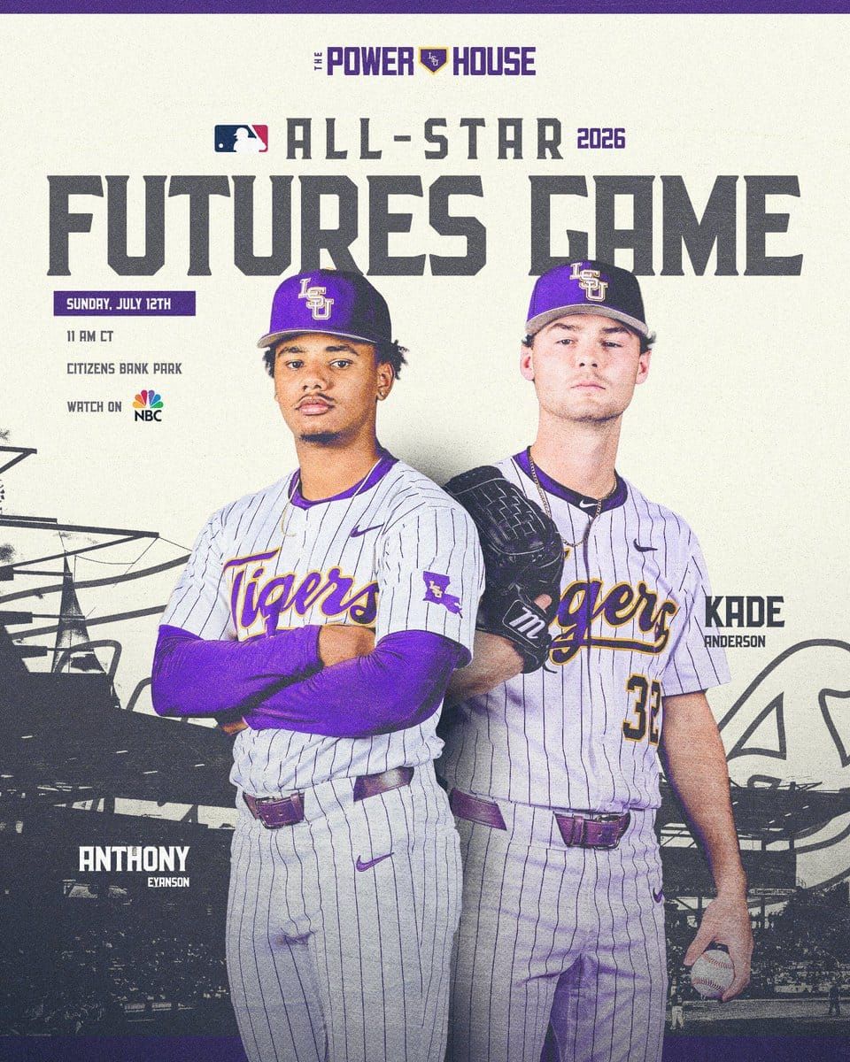 Former LSU pitchers Kade Anderson, the Mariners’ No. 1 prospect and MLB’s No. 5 overall, and Anthony Eyanson…