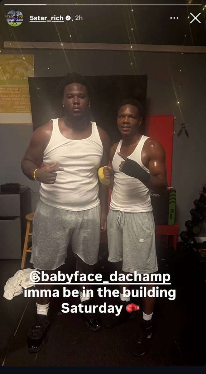 Richard Anderson, LSU’s No. 2-rated defensive lineman and 5-star Louisiana DT from Edna Karr, is boxing to…