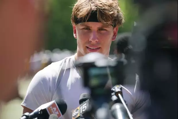 Transfer QB Sam Leavitt, the No. 1 quarterback in 247Sports' 2026 transfer rankings after stints at Michigan…