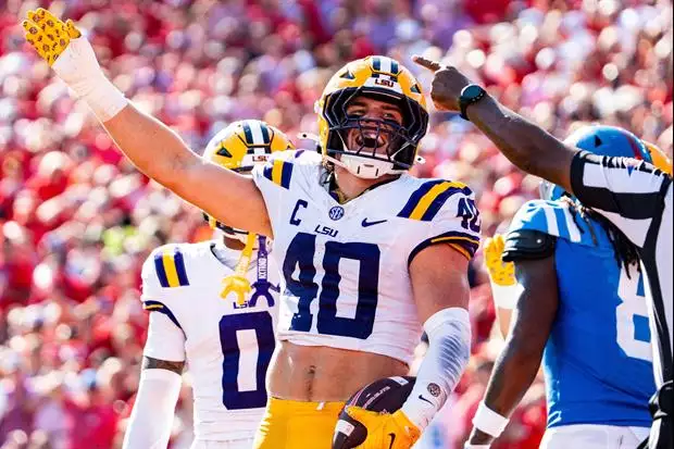 Phil Steele projects LSU to finish tied for seventh in the 2026 SEC under new coach Lane Kiffin, citing the…