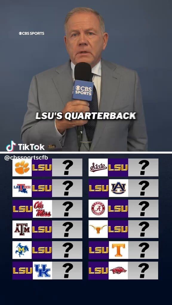 Former LSU head coach Brian Kelly predicted a 10-2 record for the Tigers in their first season under Lane…