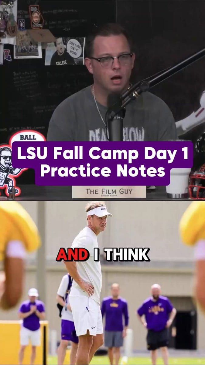 Brooks Austin dropped LSU fall camp intel highlighting a defensive player unhappy with the No. 5 assignment…