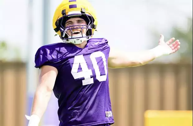 LSU went full pads for the first time during fall camp