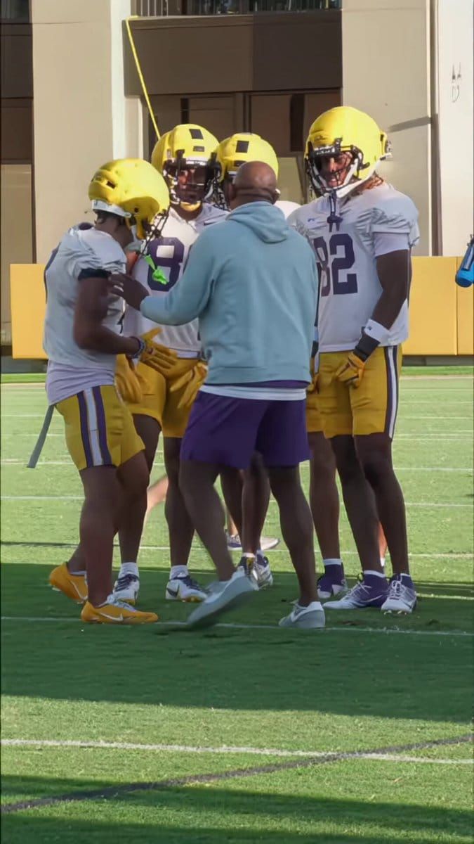 LSU wide receivers are putting in work during fall camp, with plenty of competition in the room as Lane…