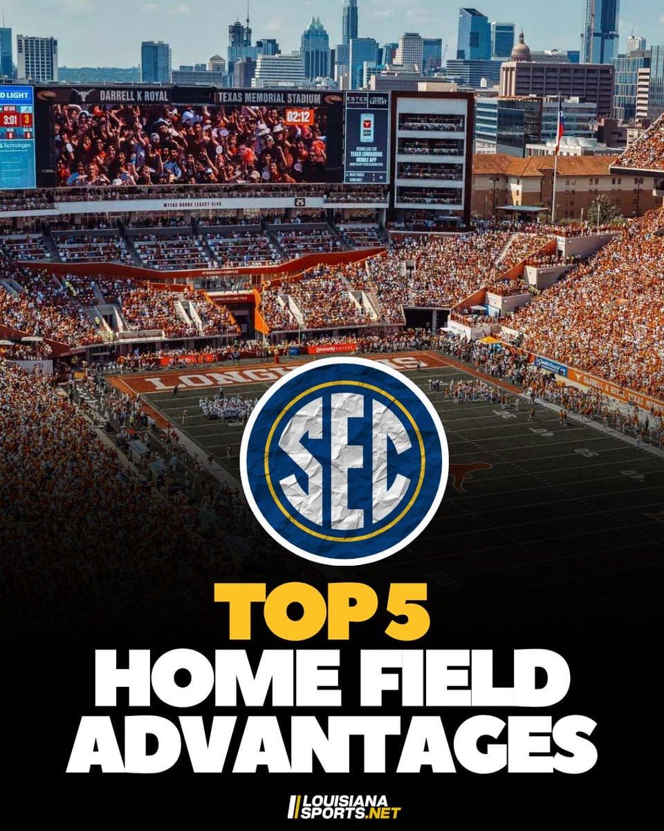 Chris Marler ranked LSU’s Week 3 trip to Ole Miss as the SEC’s No. 2 home-field advantage in 2026, calling…