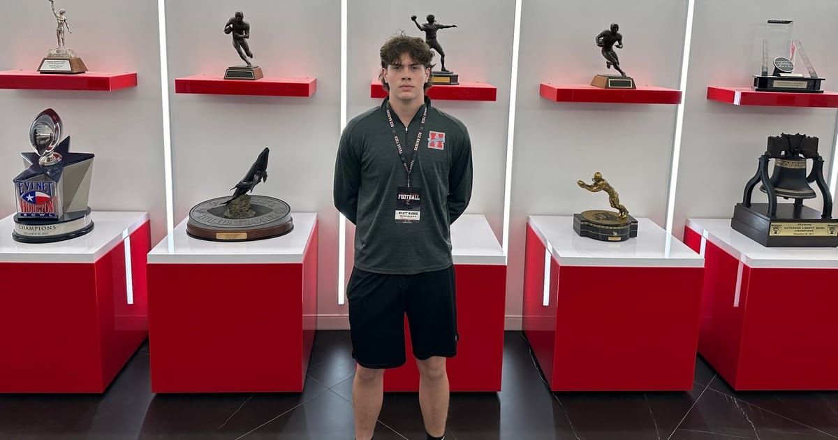 Four-star 2028 OT Wyatt Wagner from Midlothian, Texas, has LSU leading his recruitment over SMU and…