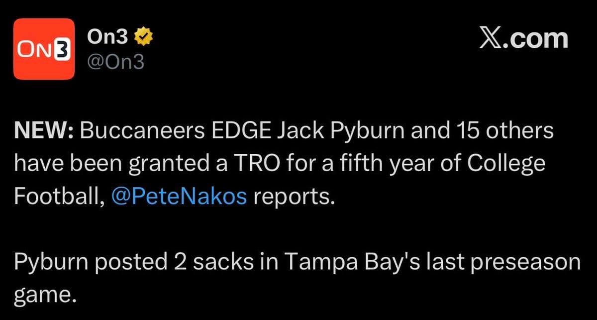 @secnumbersguy demanded an end to the “madness” of players signing NFL deals then returning to college, as a…