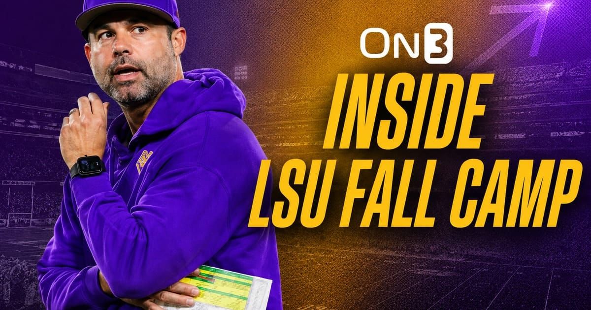LSU defensive coordinator Blake Baker circled a surprise player during fall camp after Friday's practice in…