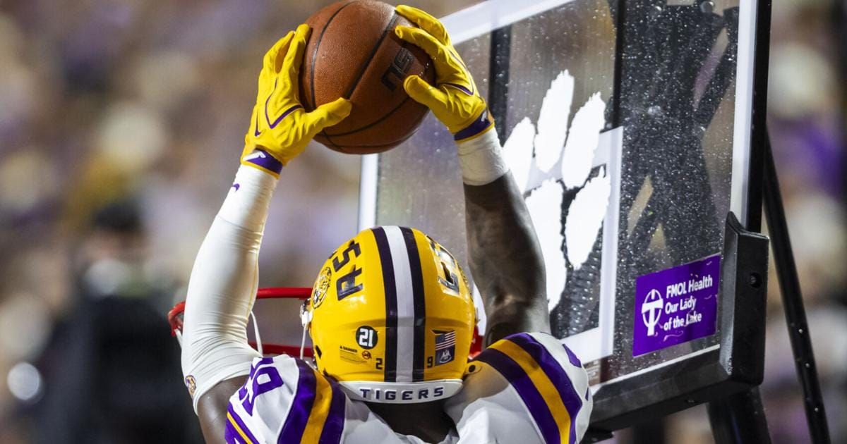 Poll day: LSU No. 8 in BOTH. AP 11→8 (5 first-place votes). Coaches 13→8. First Top 10 of the Kiffin era after the 51–10 Clemson opener. (LSUsports / Advocate)