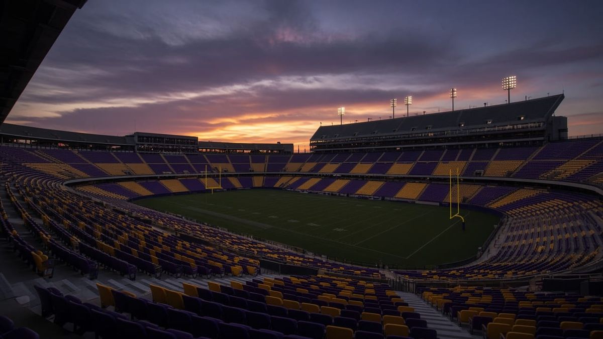 No. 8 LSU vs Louisiana Tech. Sat Sep 12. 6:30 CT. Tiger Stadium. SECN+. Tech scored 80 last week. Kiffin: bring Clemson energy again. (Sports Animal / SEC)