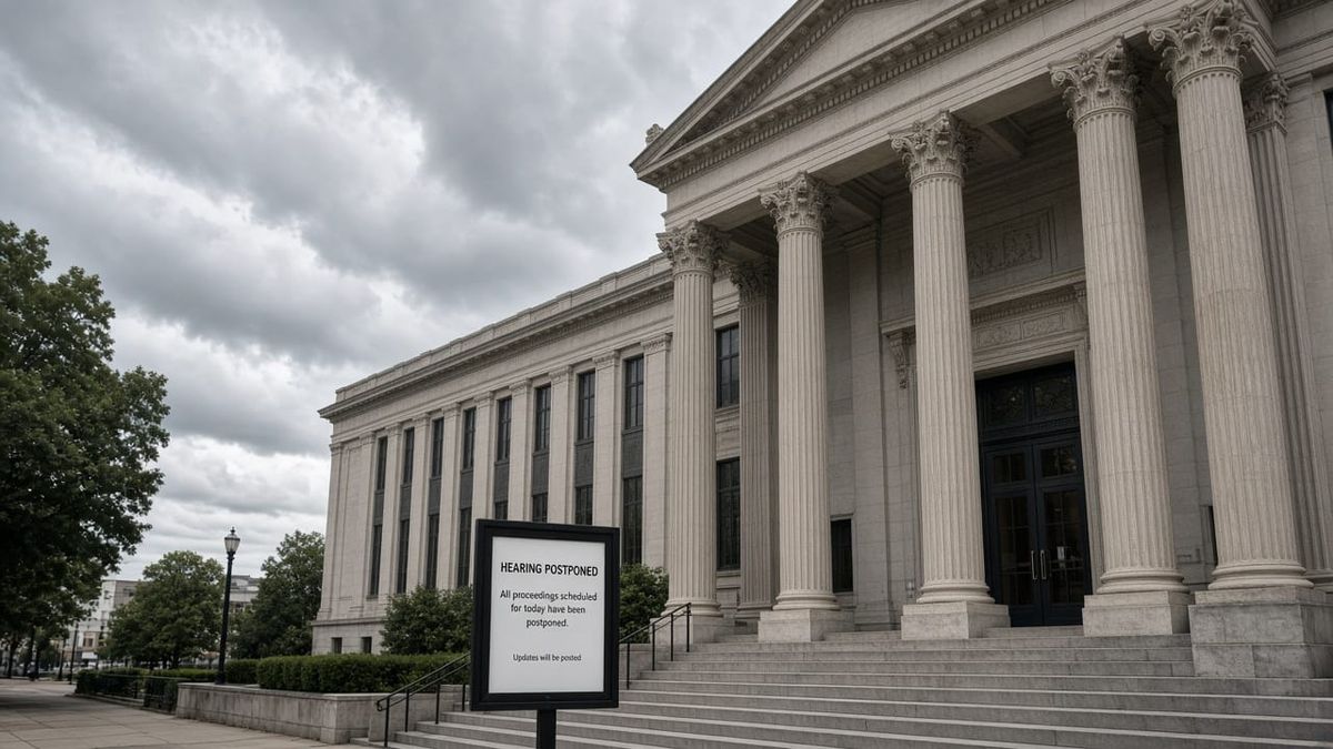 SEC’s federal hearing vs LSU in Birmingham? Postponed. Same day the expulsion vote got walked back. Court track and conference track both cooled overnight. (AP)