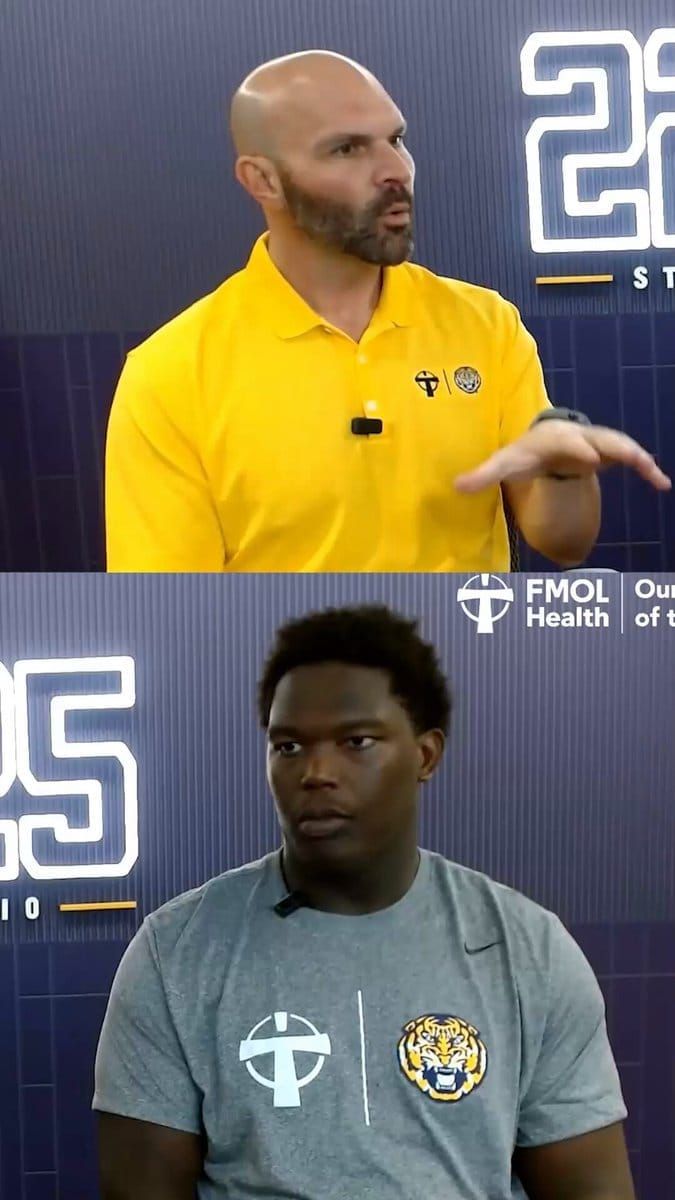 VIDEO: Aliou Bah says LSU was always his dream school, and Kiffin’s new staff made the transfer an easy call