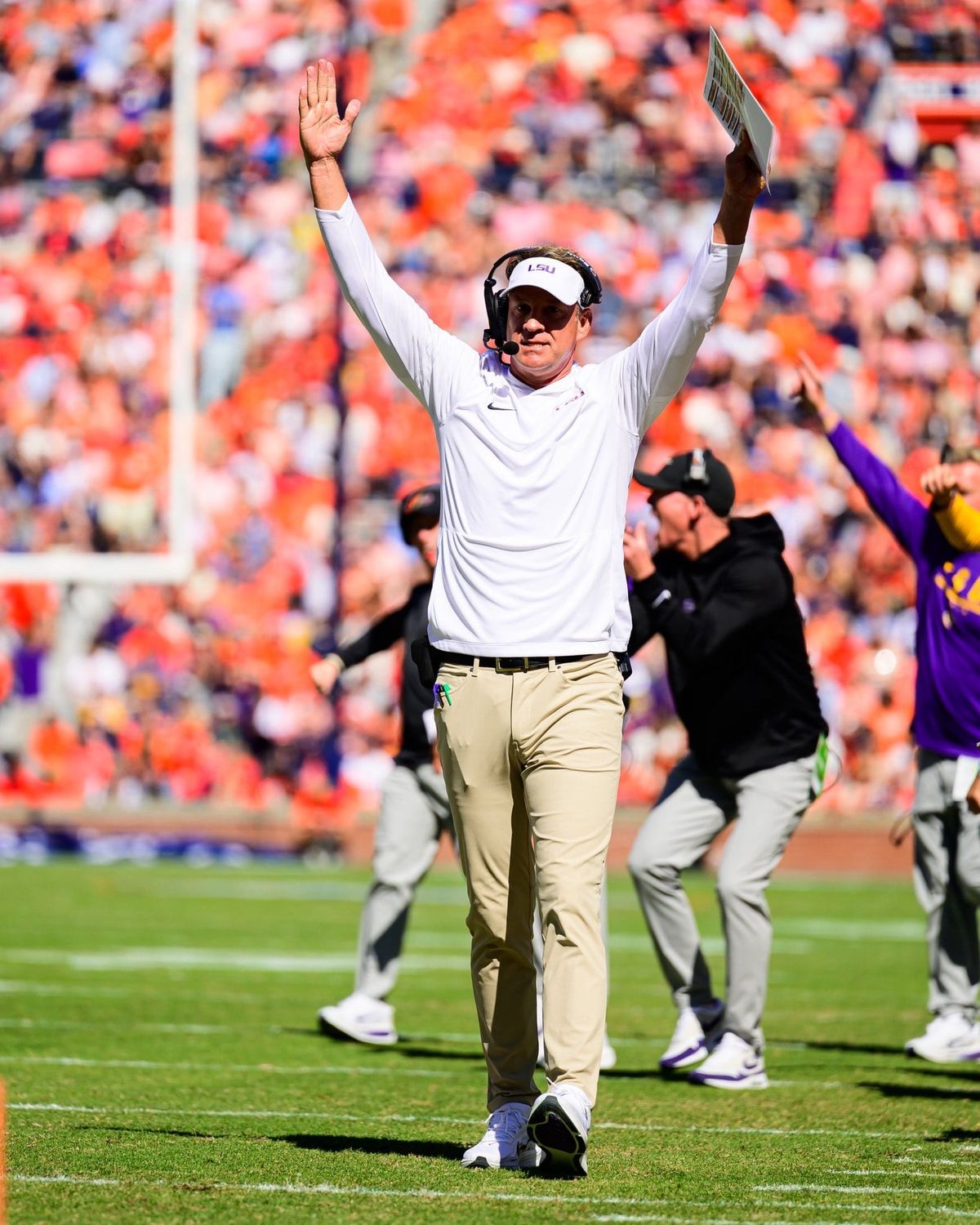 LSU 38, Auburn 17: the Tigers finally win an SEC road game, and it’s their biggest win ever at Jordan-Hare