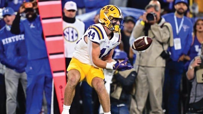 PFF had no LSU player above 80 at Kentucky for the first time this season, and even Zach Grace, who caught a touchdown, graded near the bottom