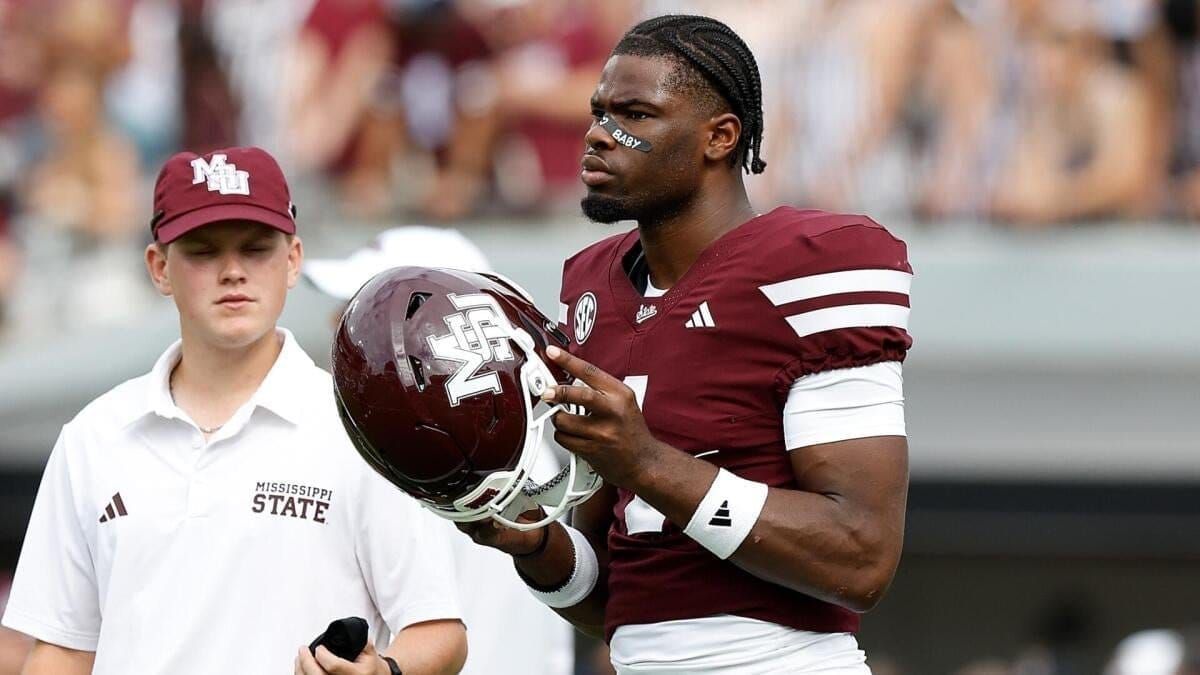 Mississippi State QB Kamario Taylor, the SEC’s touchdown-pass leader, is out for the season