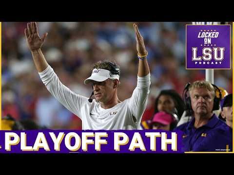 VIDEO: LSU’s playoff path just got VERY real — FPI + McNeese checklist