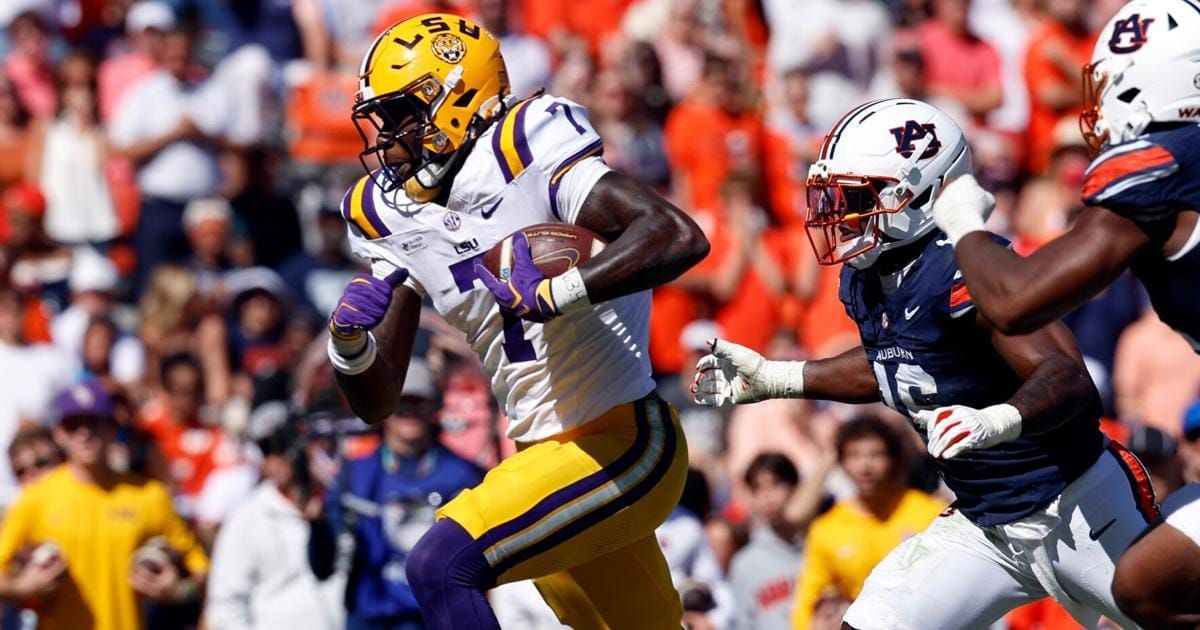 Kiffin says LSU pulled Trey’Dez Green at Auburn because defenders kept trying to hip-drop tackle him
