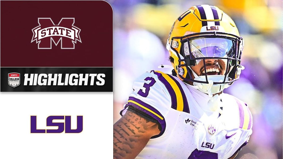 Watch: ESPN’s full-game highlights of No. 22 LSU’s 31-0 shutout of No. 16 Mississippi State