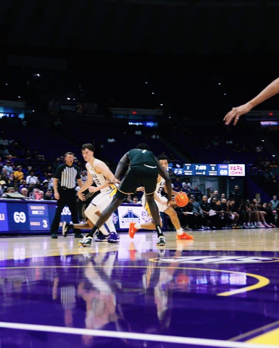 Watch: LSU Basketball’s “Flame thrower” shooting clip at the PMAC ahead of the Oct. 24 exhibition at Florida State