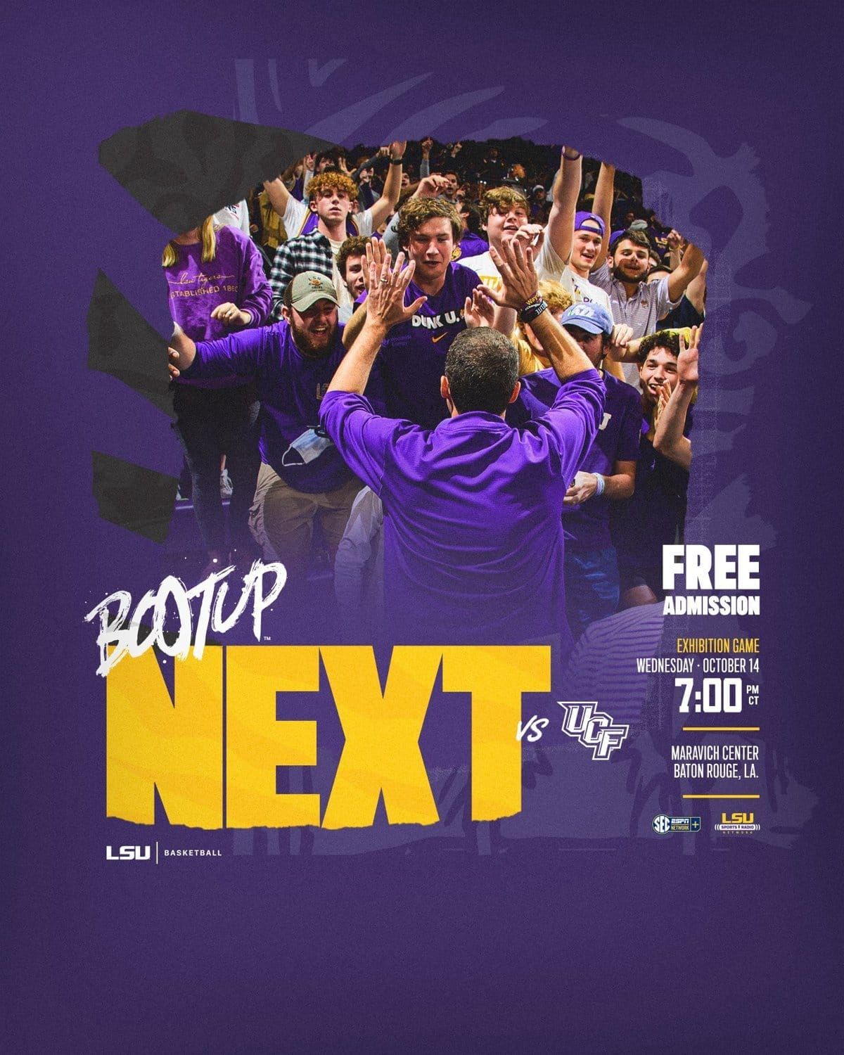 First look at Wade’s Tigers in the PMAC: LSU hosts UCF in an exhibition tonight at 7, and Wade expects “a few more guys” cleared