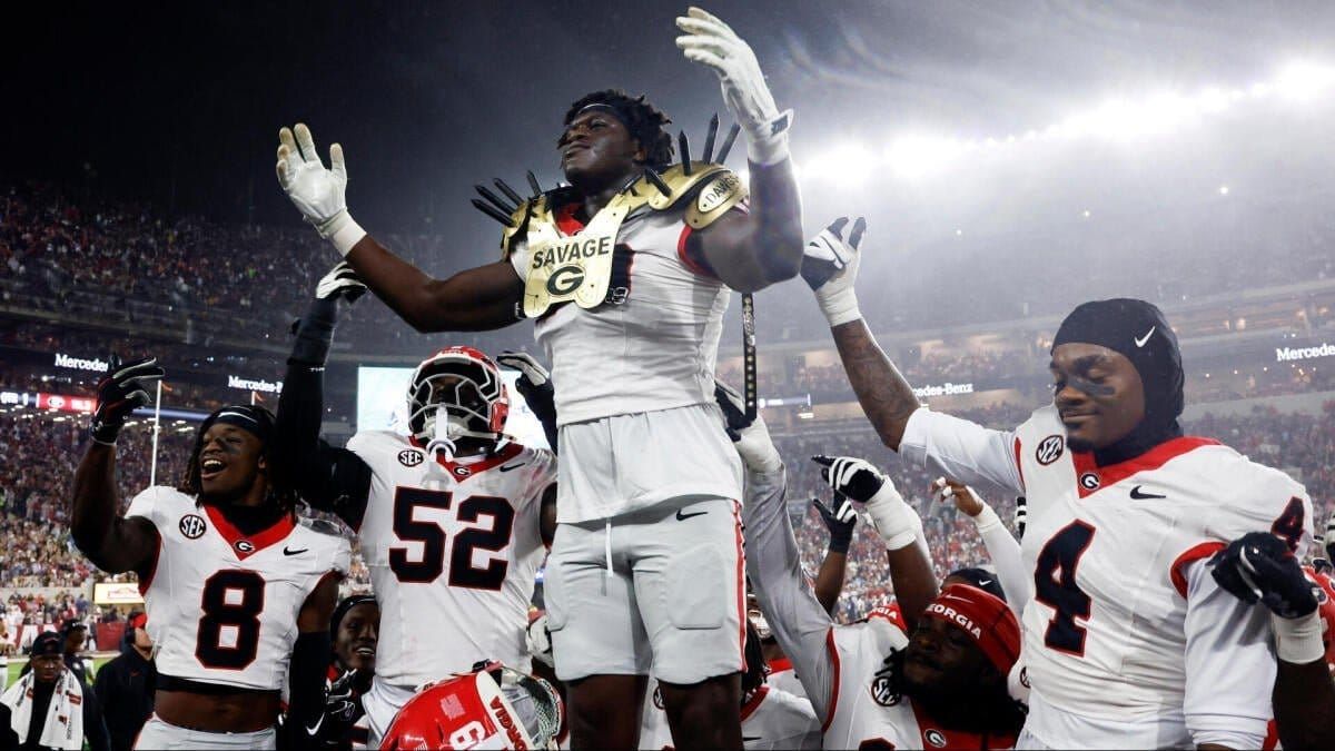 Georgia is the new No. 1 in the AP poll, Texas falls to No. 7, and Oklahoma is still unranked after beating the Longhorns