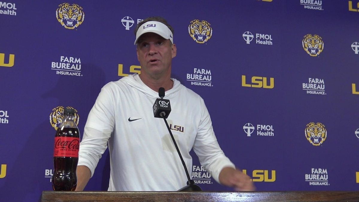 VIDEO: Lane Kiffin postgame press conference — LSU 63, McNeese 14