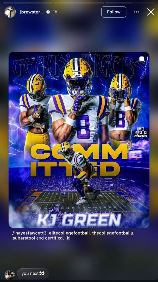 Five-star EDGE KJ Green (Stephenson, Ga.), the No. 8 overall and No. 2 EDGE prospect in the 2027 class,…