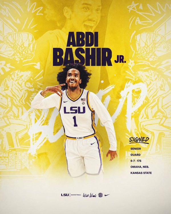 6-7 junior guard Abdi Bashir Jr., the Kansas State transfer who averaged 13.2 points while shooting 44.4%…