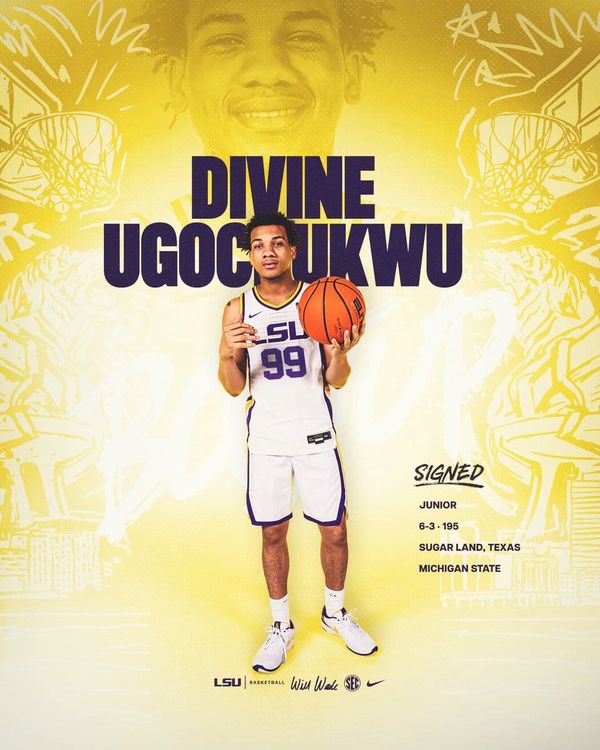 6-3 Michigan State transfer guard Divine Ugochukwu, a former Miami starter who averaged 5.3 points and 2.3…