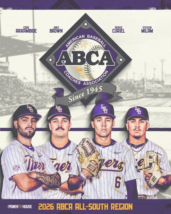 Sophomore catcher Cade Arrambide, junior outfielder Jake Brown, sophomore outfielder Derek Curiel and junior…