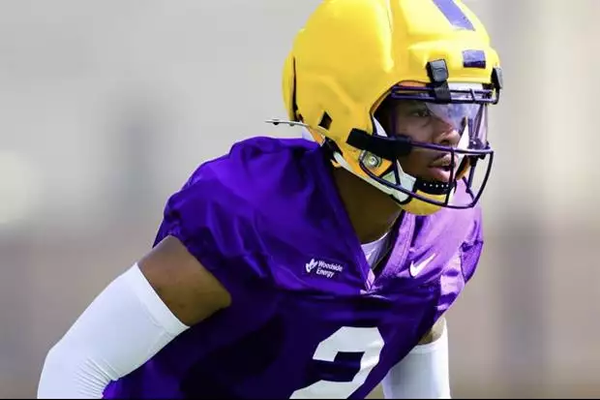 LSU safety Ty Benefield spoke with reporters after practice this week, addressing the transfer portal…