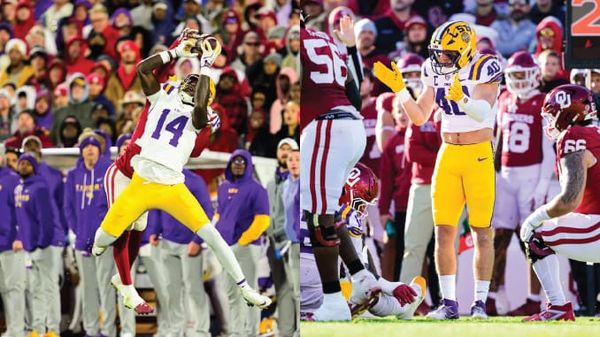 LSU handed out the numbers: Trey'Dez Green and Whit Weeks share No. 7. Center Braelin Moore gets No. 18. Clemson is 9 days out. (@LSUfootball, Tiger Rag, WAFB)