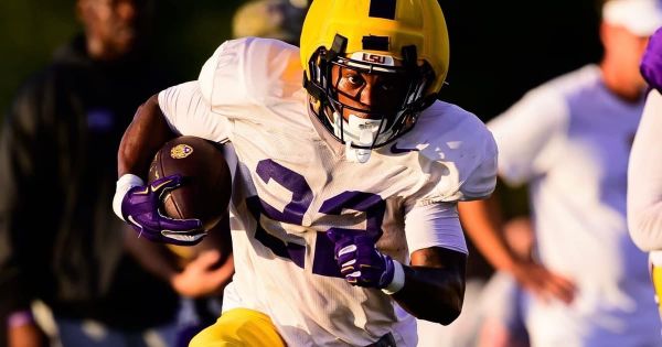 LSU's week two fall camp shows the run game ahead of the pass, with several clear "do not touch" players on…